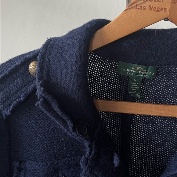 Ralph Lauren LRL Long Sweater Jacket Womens Medium - Picture 2 of 4